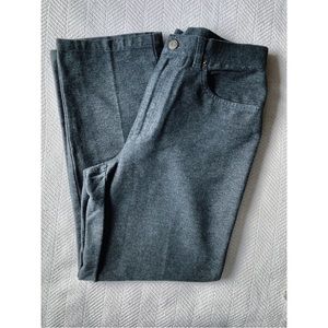 Lauren Ralph Lauren Cropped Pants 8 Dark Gray Winter 90s